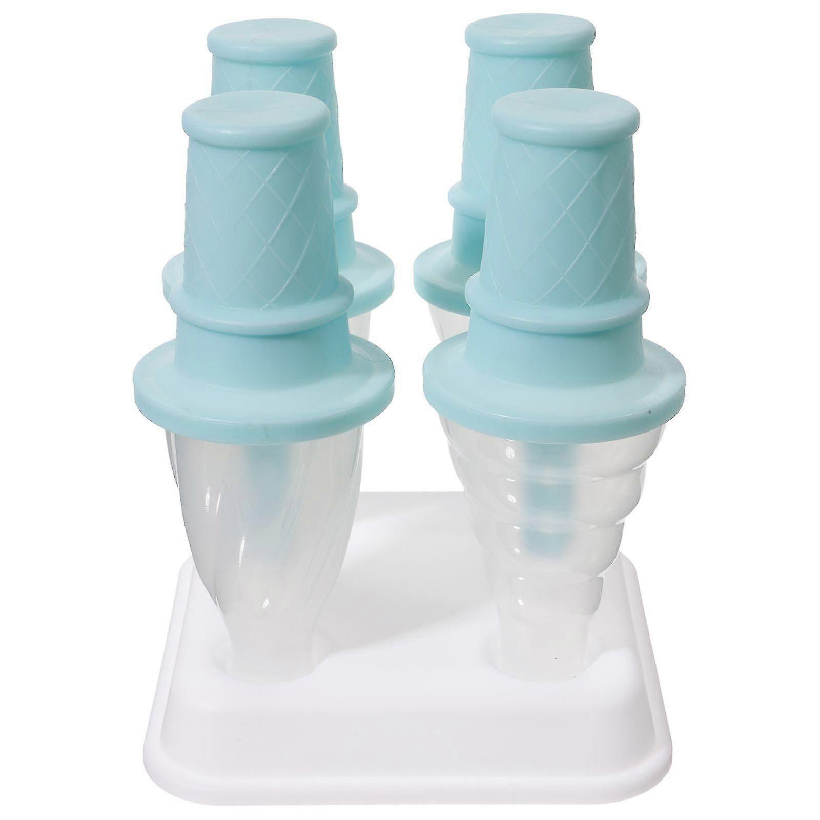 DIY Popsicle Molds Ice Lolly Maker Ice Cream Making Tool Creative Ice Box for Home Office (Green)
