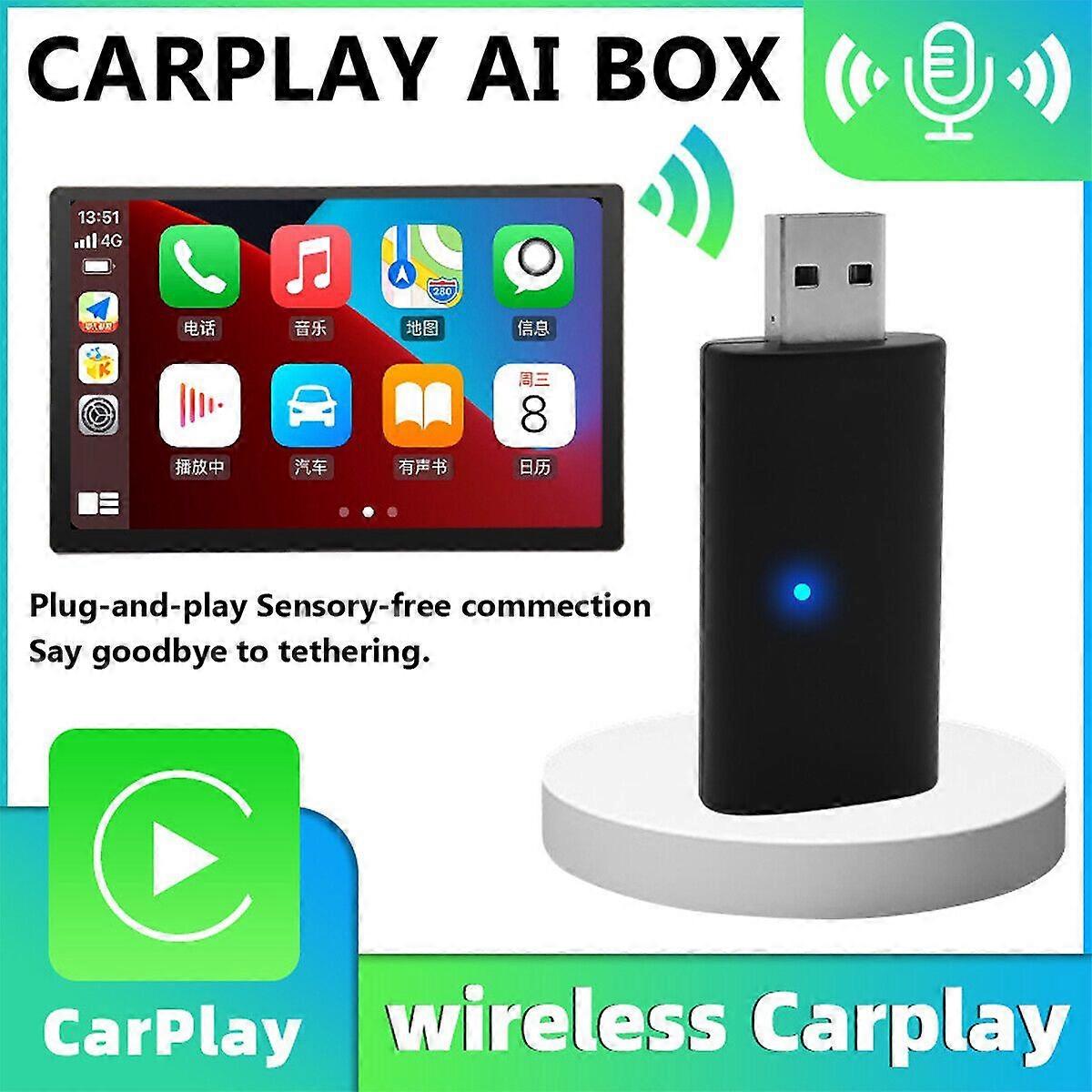 Wireless CarPlay Adapter Mini Dongle Adpater Fr iPhone Apple IOS Plug Play US No.44898