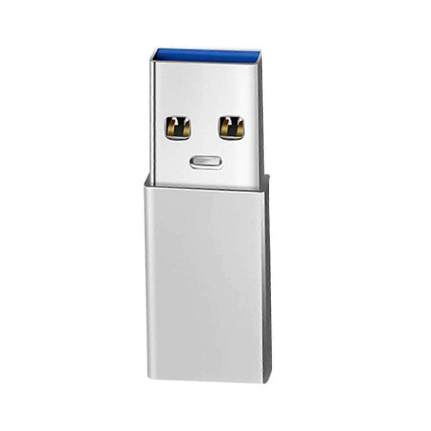 Aluminum Alloy Type-C to USB3.0 OTG Adapter PD Fast Charging Converter for Laptop PC Computer