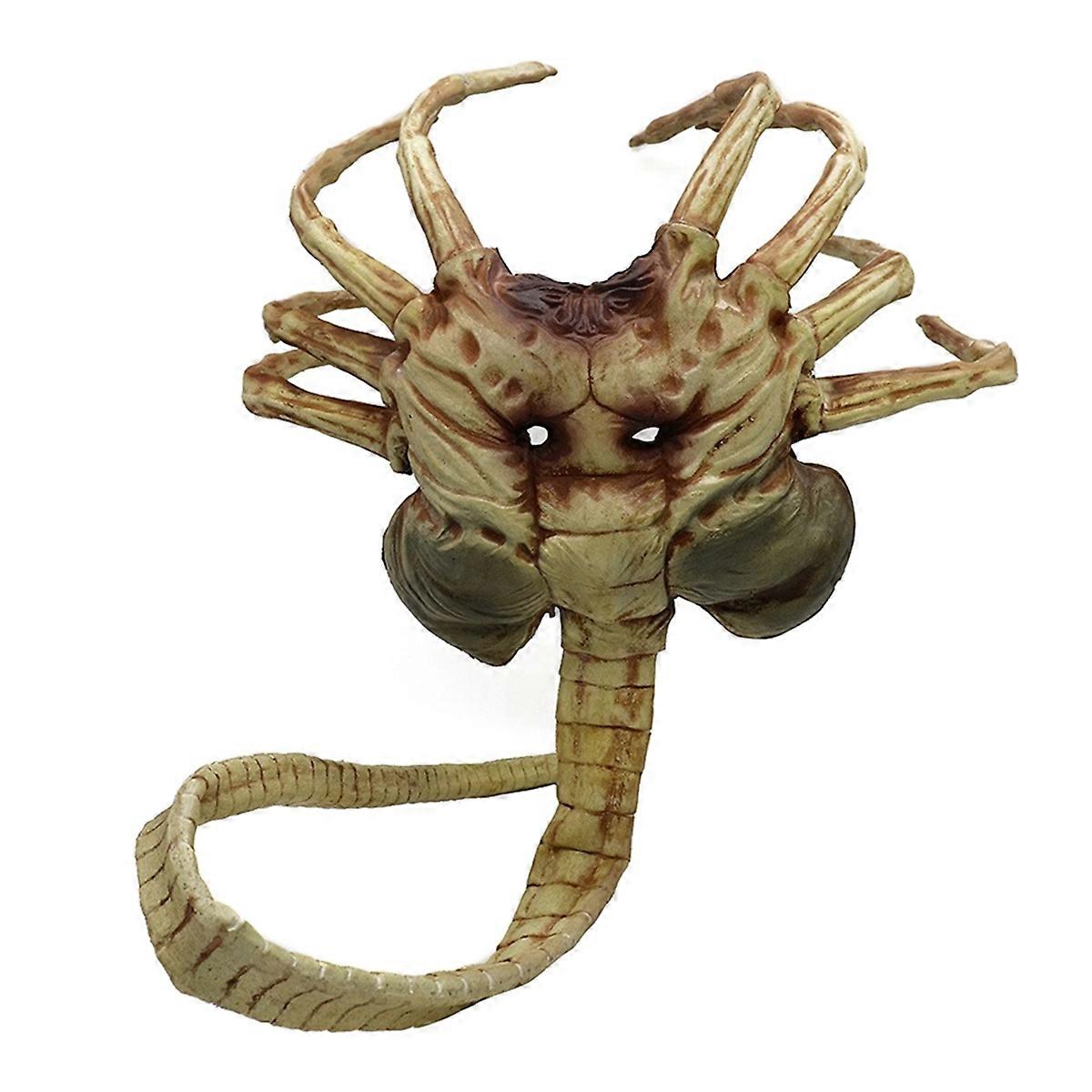 Μάσκα Facehugger Απόκριες Μάσκα τρόμου Νύχια τρόμου Τρόμου εντόμων Facehugger Κοστούμι