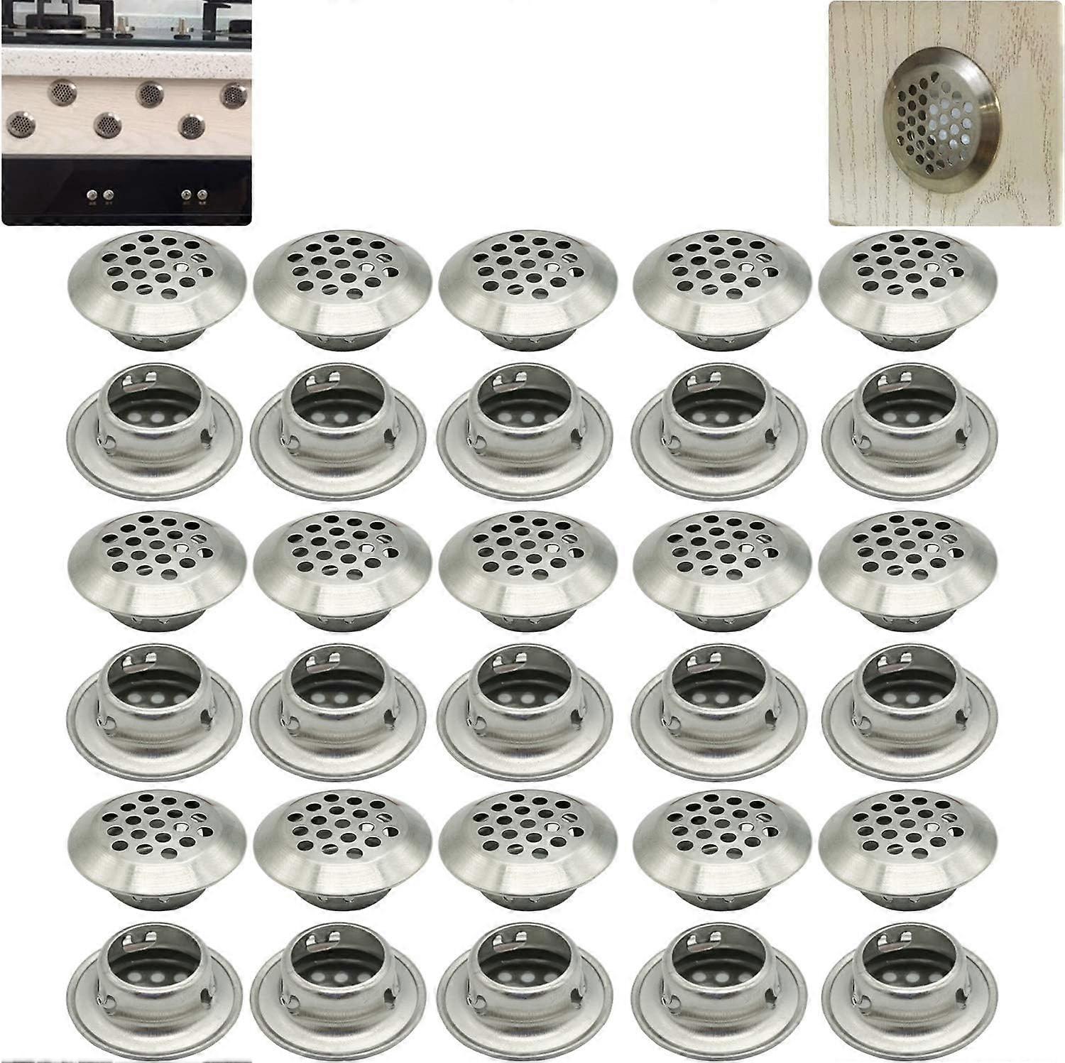 30 pcs-ventilation hole-bevel opening 19mm
