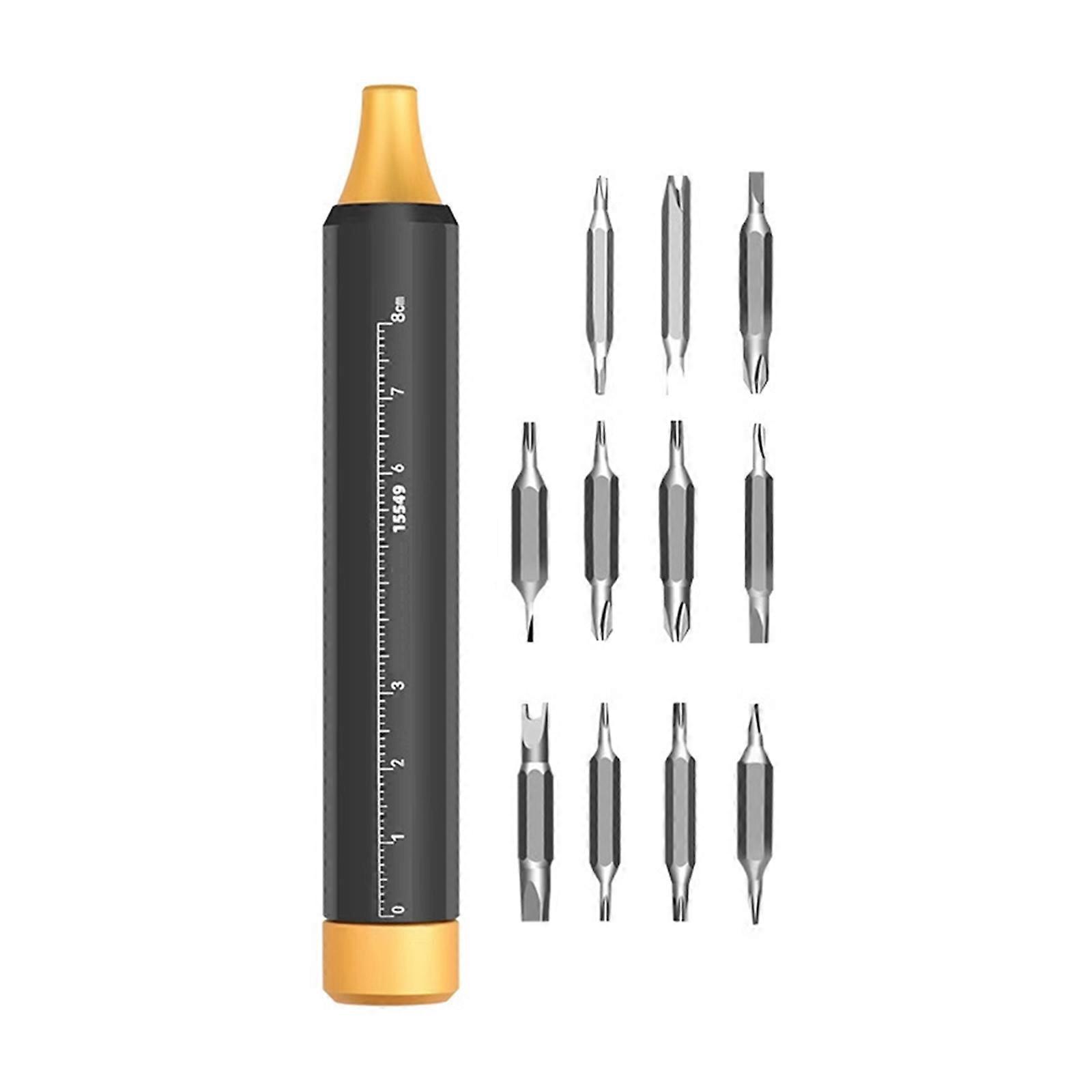 22 in 1 Precision Screwdriver Set Pen Shape Small Screwdriver Set for Glasses Computer Laptop PC Watch Phone Repair