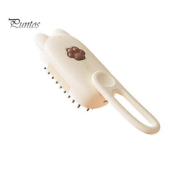Pet Steam Brush 3-in-1 Cat Massage Grooming Comb Rechargeable Pets Detangling Brush Shedding Brush with Mist Spray Function for Cats Dogs