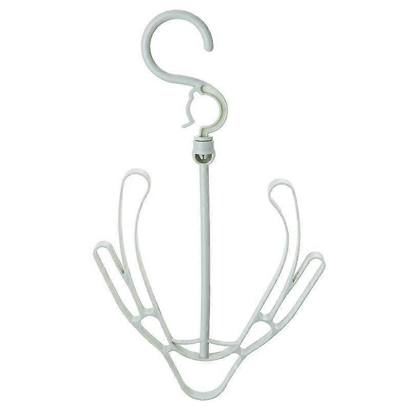 Foldable Plastic Household Rotatable Organizer Holder Hanging Hook Shelf Shoes Drying Rack