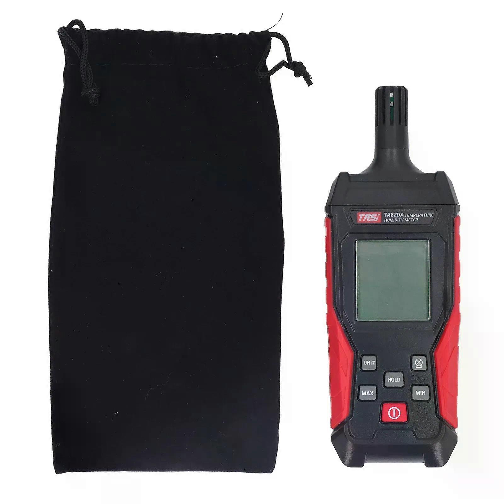 Temperature Humidity Meter High Accuracy Temperature Humidity Meter Erosion Resistant Portable ABS for Dew Point Measurement