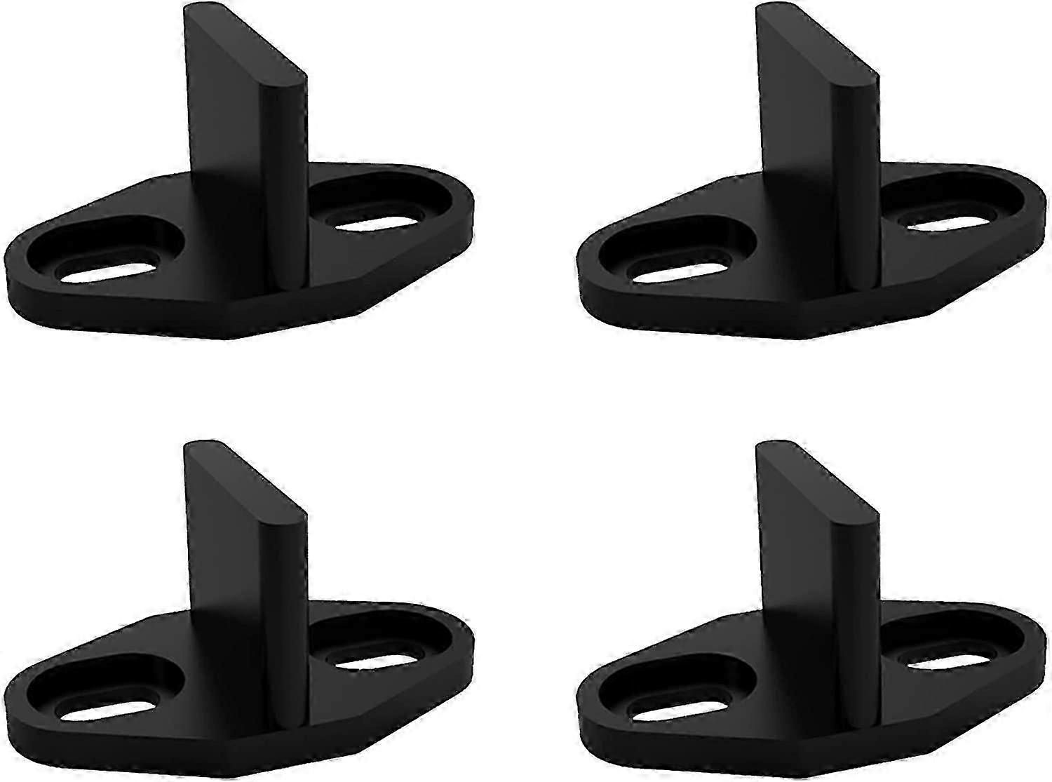 Pocket Door Guide, 4 Pcs Sliding Door Floor Guide Sliding Barn Door Bottom For