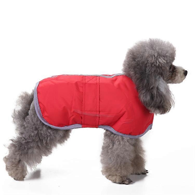 Warm dog coat Reflective dog winter jacket, waterproof and windproof dog turtleneck for cold weather