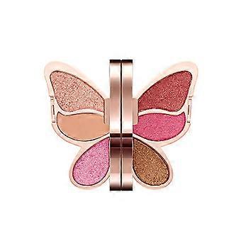 6-Farben-Lidschattenpalette, Tag-zu-Nacht-Glamour mit hochpigmentierten, ultra-mischbaren Farbtönen, wasserfeste Formel für Make-up-Shows, Hochzeits-Make-up,