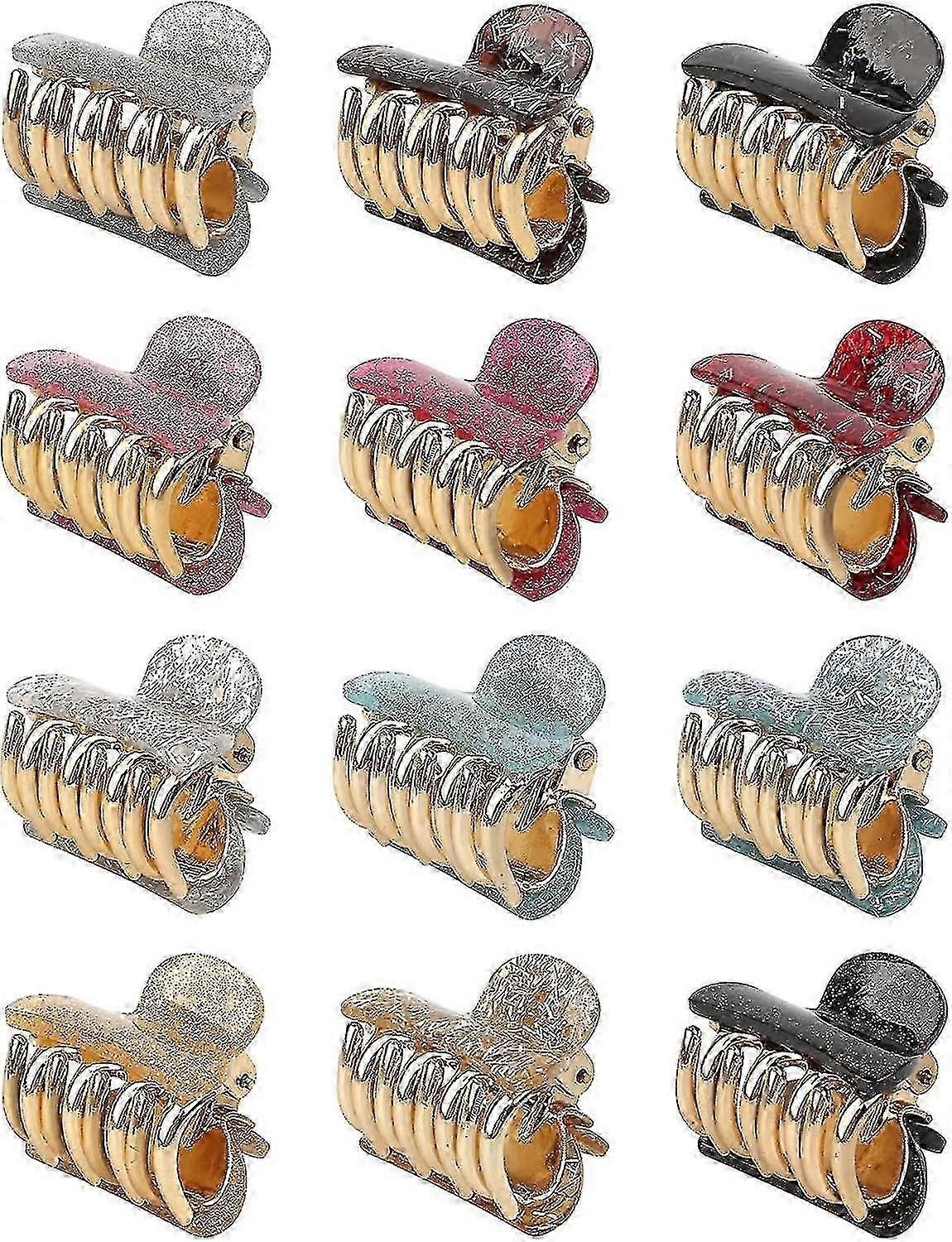 12 Pcs Small Claw Hair Clips