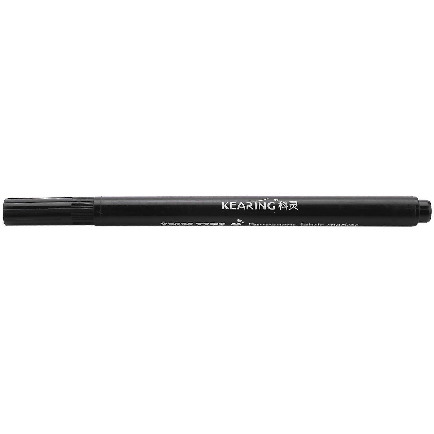 Marker Pens Permanent Colors For DIY Clothes Shoes black