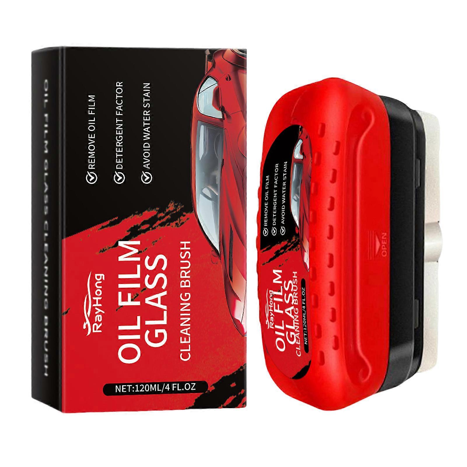 Glass Oil Film Remover for Clearer Windshields - Water-Resistant, Long-Term Protection, Easy to Use