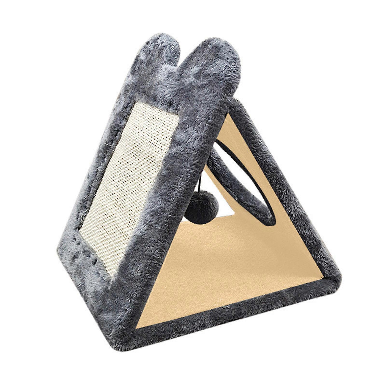 Cats  Scratcher Durability Cats  Scratching Board Integrated Cats  Nest Entertaining for Kitties Entertainment  Gray