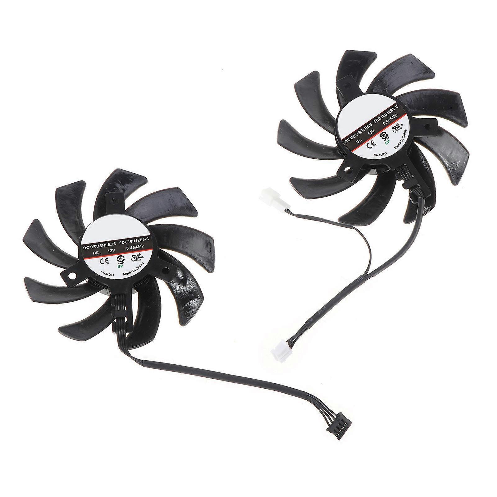 VGA Fan Graphics Card Cooling 4Pin 12V 0.45A FDC10U12S9-C for RTX 3060 TI Graphics Video Card Cooler Fan 85mm Multicolor