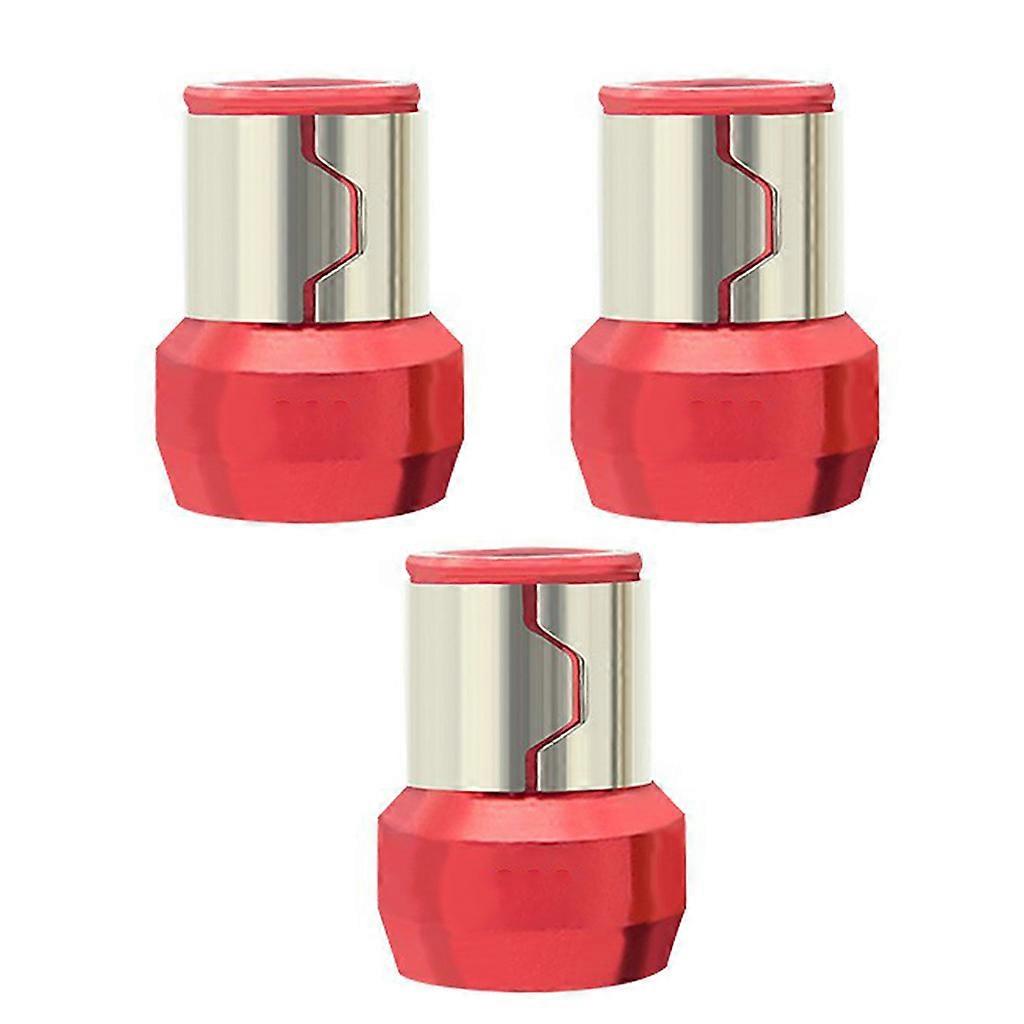 3pcs 6.35mm Magnetic Drill Screwdriver Bits Magnetic Bit Holder Steel for Cross Strong Magnetic Design Prevents the Scre  red