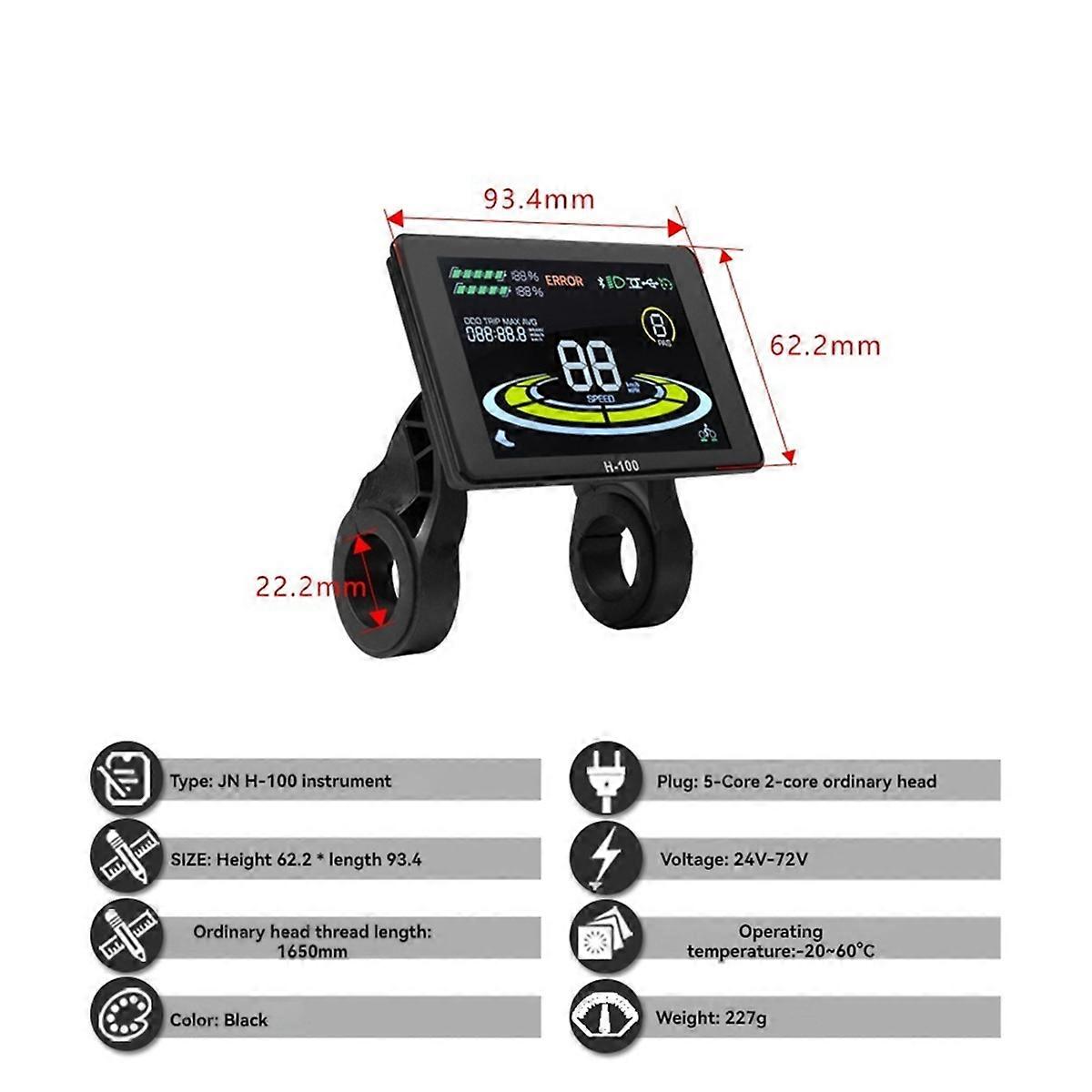 H-100 Color Screen Meter With 17A 3 Mode Sine Wave Kit