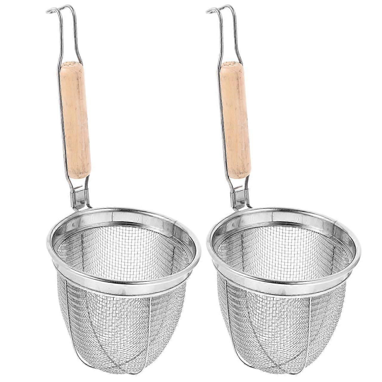 2 Pieces Multifunctional Colander for Cooking Pasta Ramen and Dumplings