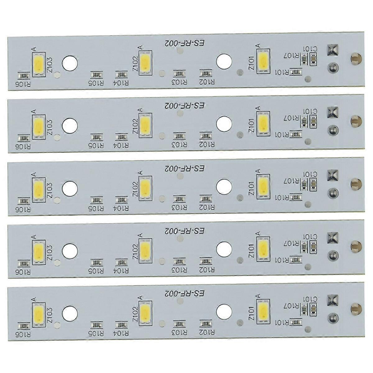 5Pcs WR55X26671 LED Light Compatible for GE Refrigerators LED Light