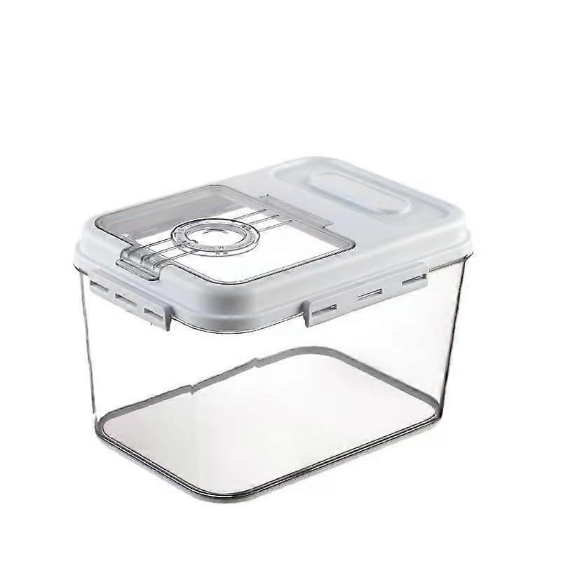 Moisture-proof sealed clear time recording container for box kitchen counter toast storage