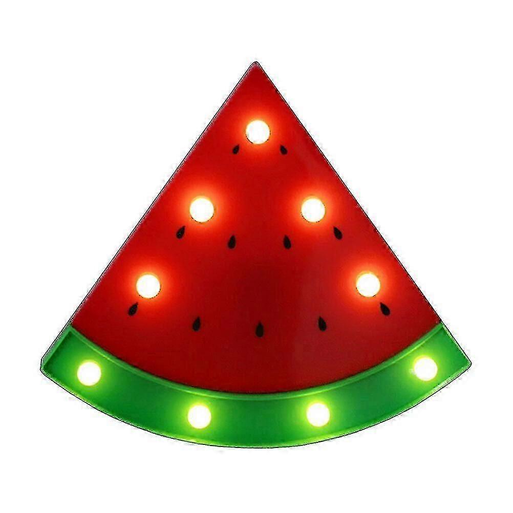 1pc Watermelon Shaped Night Light Table Lamp Without Battery