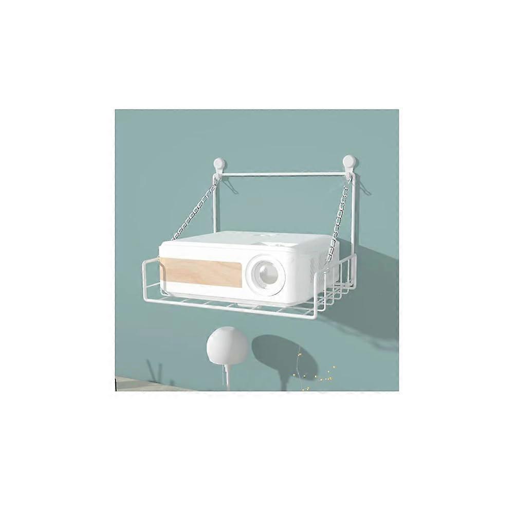 Small Mini Projector Shelf Wall Mount for Routers and Accessories, Adjustable Angle, Durable Material, Space-Saving Design