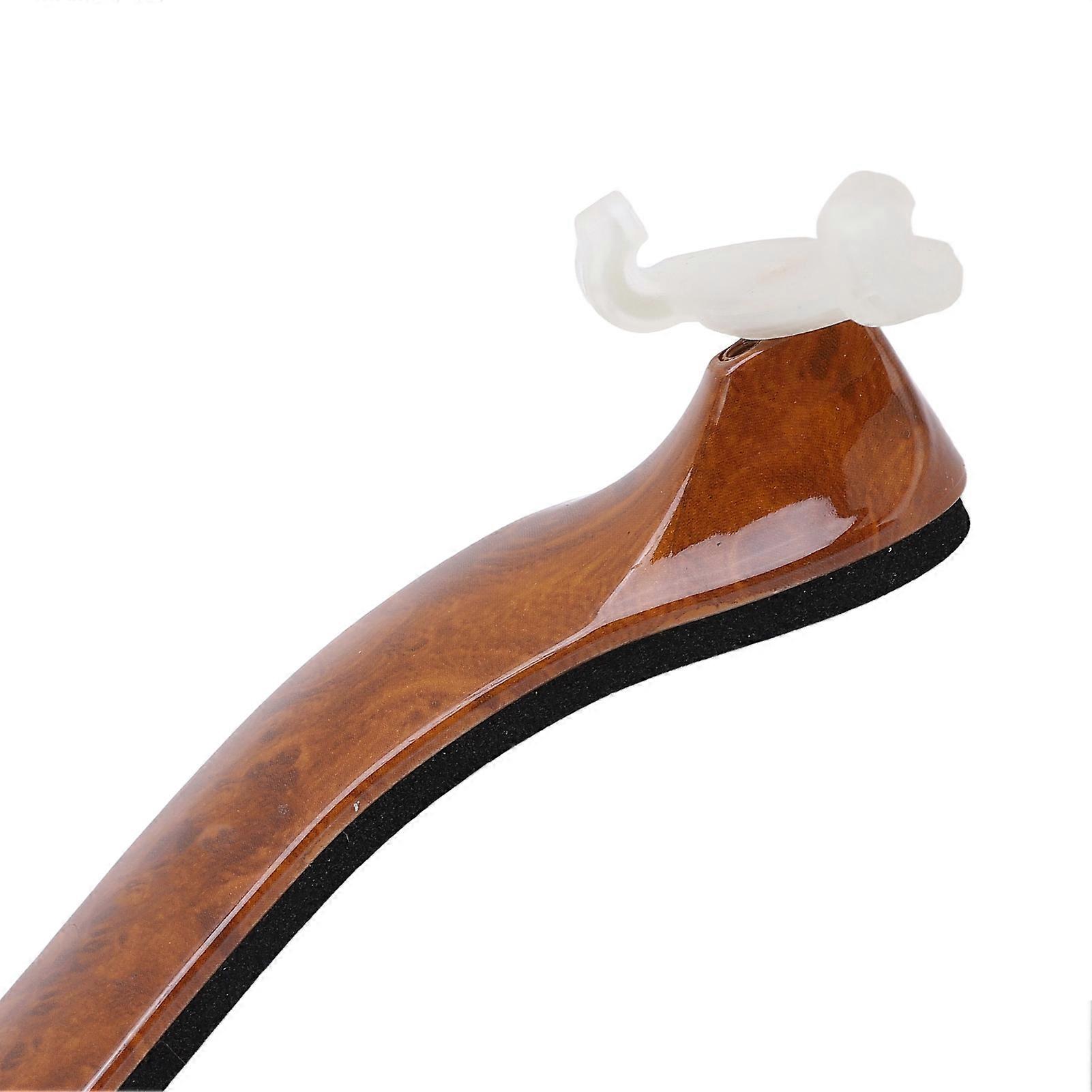 High Density Birdseye Maple Violin Shoulder Rest, Adjustable Height, Non-Slip Silicone, Pinching, 3/4 & 4/4