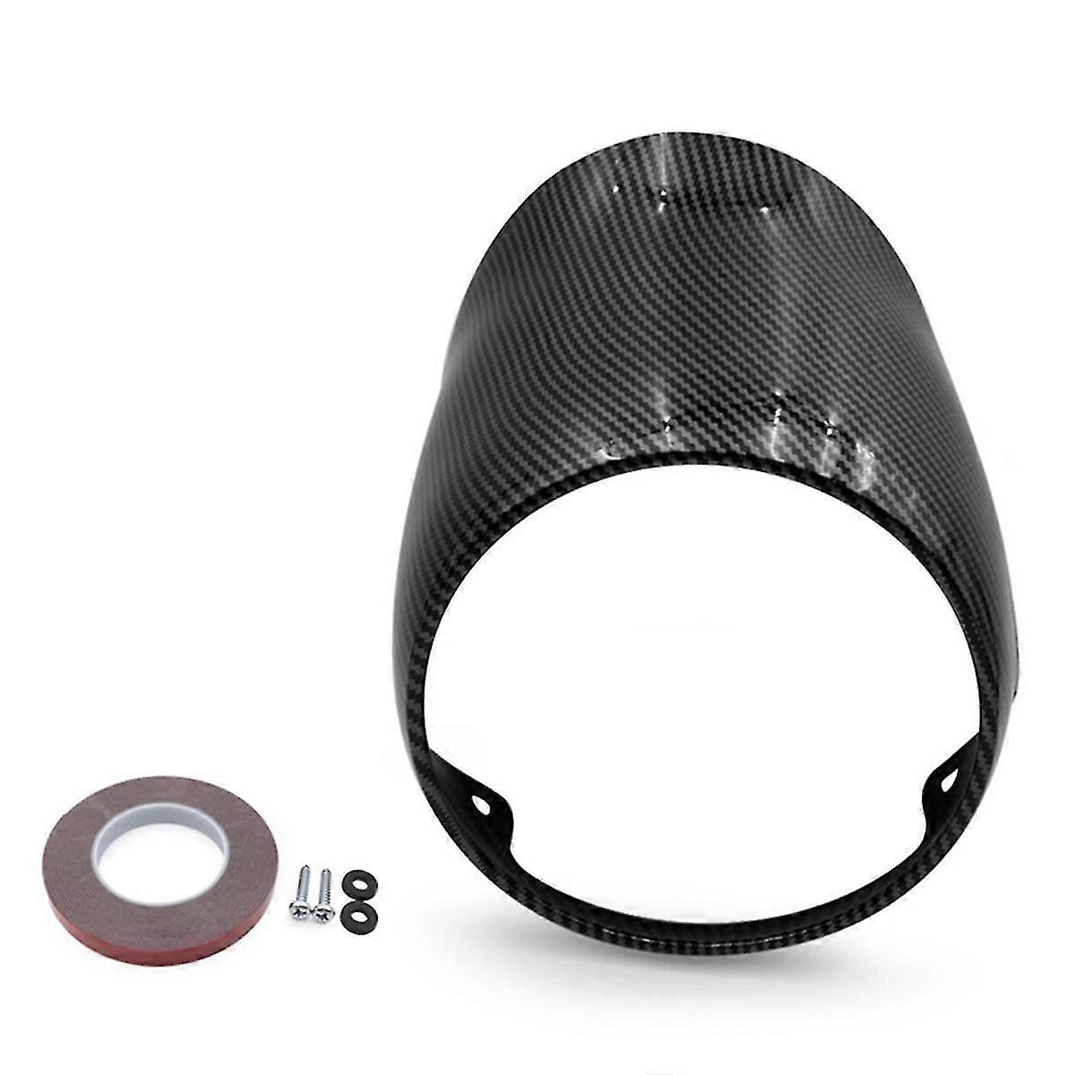 Motorcycle Front Fairing Headlight Cover Windshield Fairing for 150 Carbon Fiber Pattern