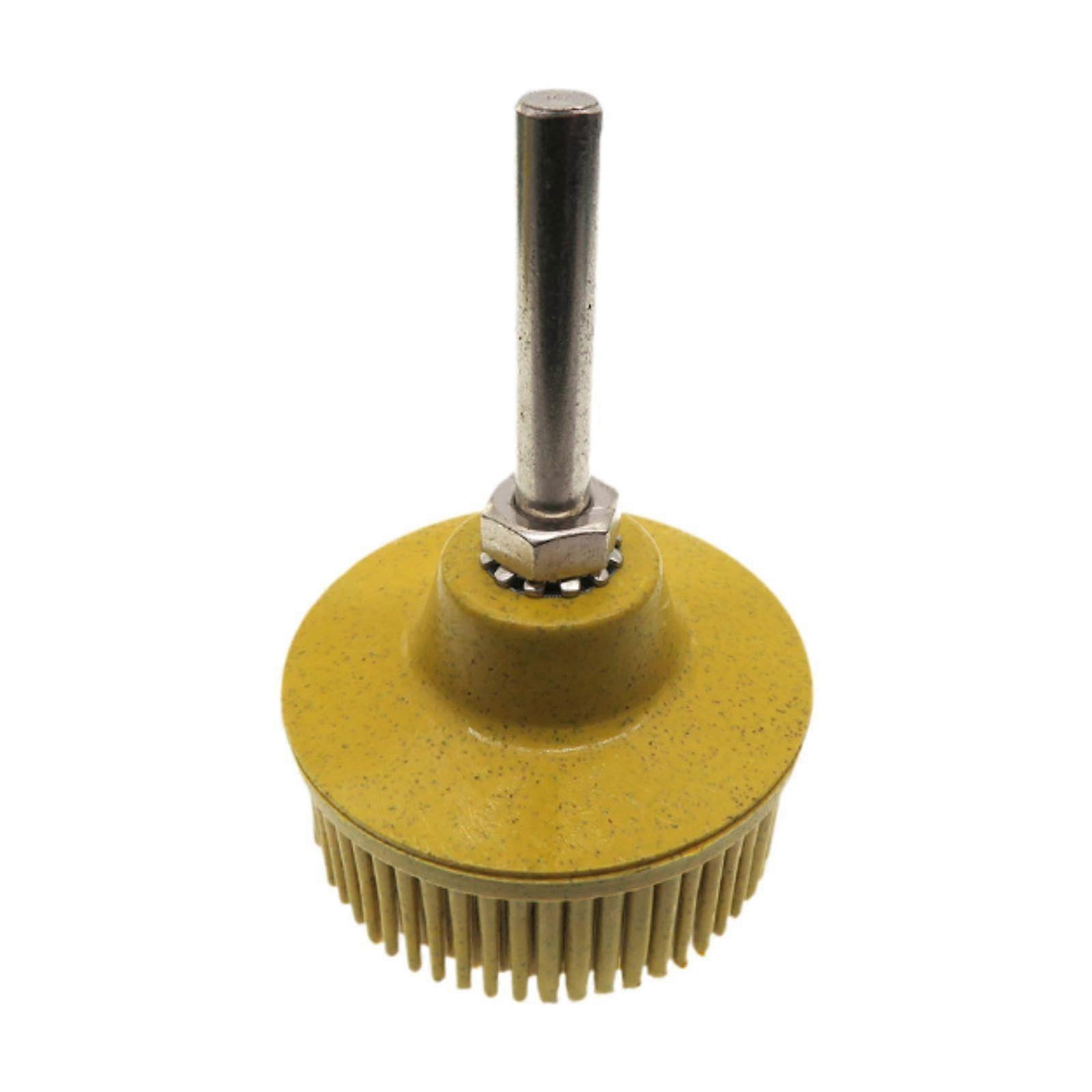 2 Inch Bristle Disc Rubber Brush for Paint Rust Coating Removal with Drill Attachment