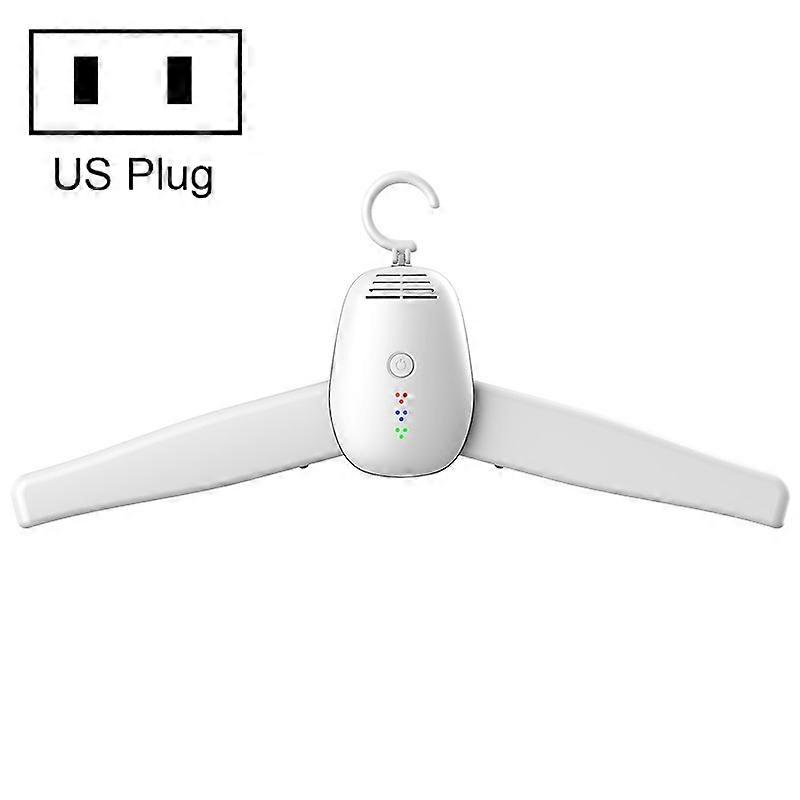 150W Hanger Type Folding Mini Dryer Shoe Dryer With UV Sterilization Function US Plug US Plug White
