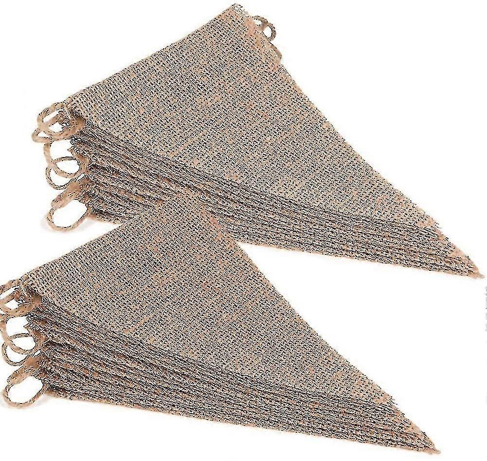 Vintage Pennant Chain 2 Pcs Banner ,26 Pcs Triangular Flags