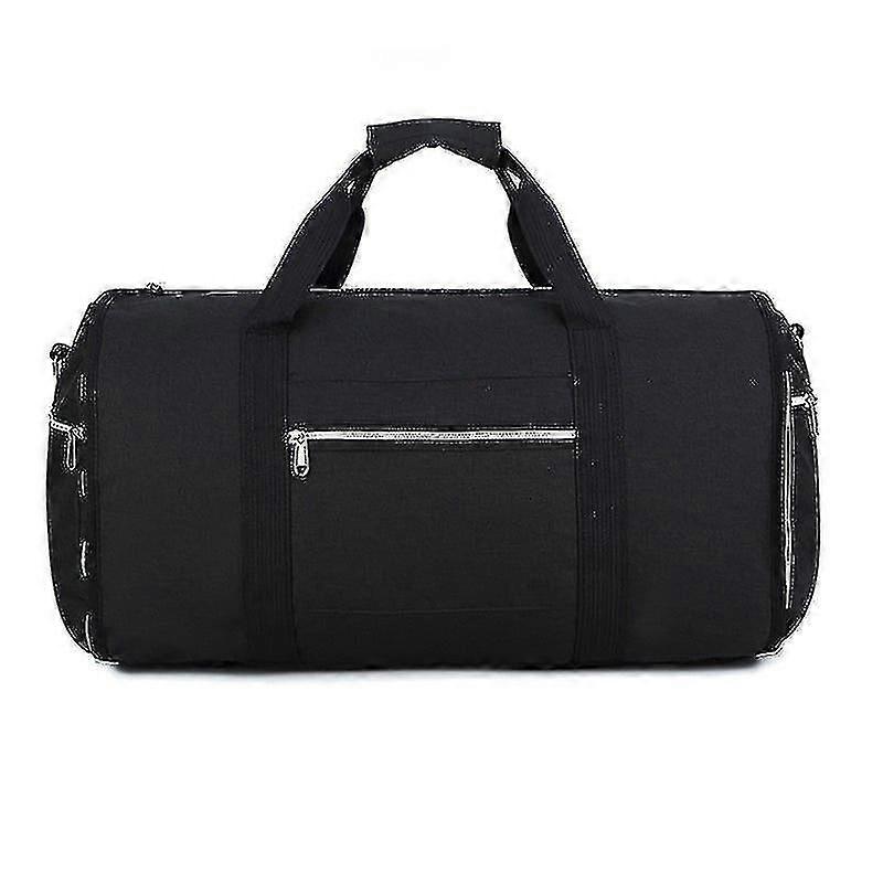ウィークエンドバッグ & 洋服バッグ ショルダーストラップ付き, ブラック