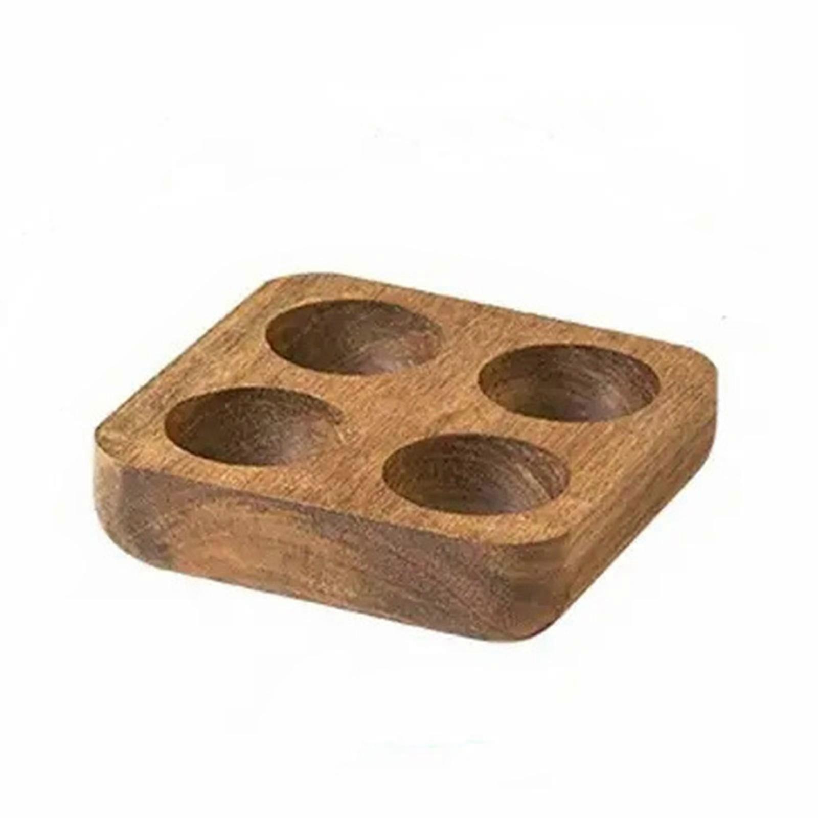 Solid Wood Eggss Storage Box Acaciass Wood Eggss Trough Tray Eggss Storage Rack PP