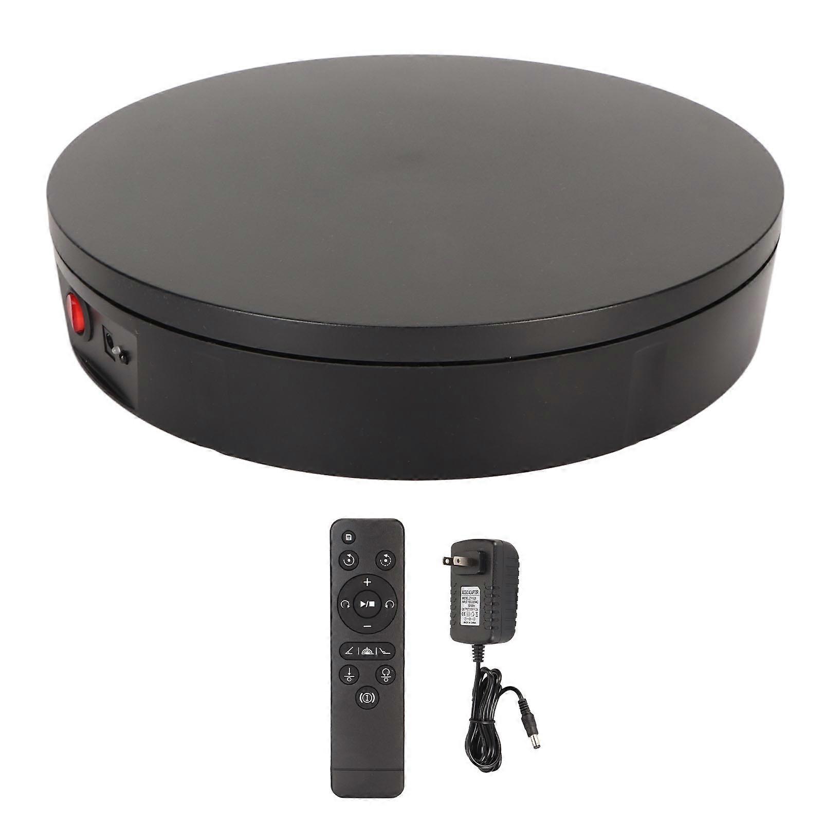 Rotating Display Stand 220lb Adjustable Speed 360 Degree Photography Turntable with Remote Control for Model 100‑240V US Plug