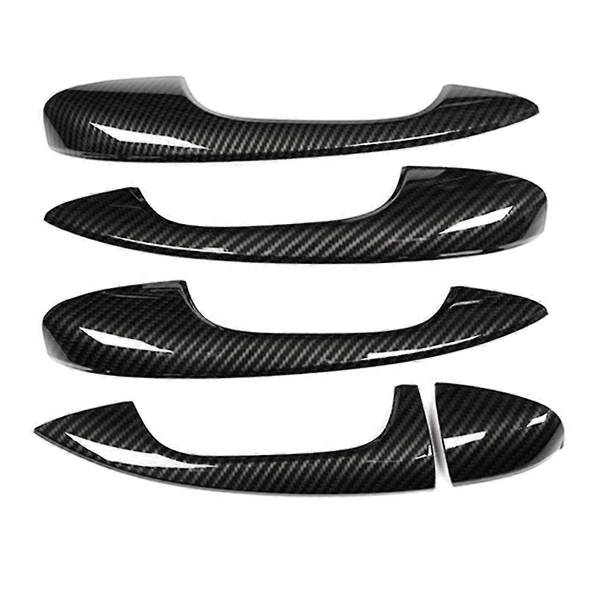 Carbon Fiber LHD Exterior Door Handles Cover Trim for E Class W213 GLC X253 C Class W205