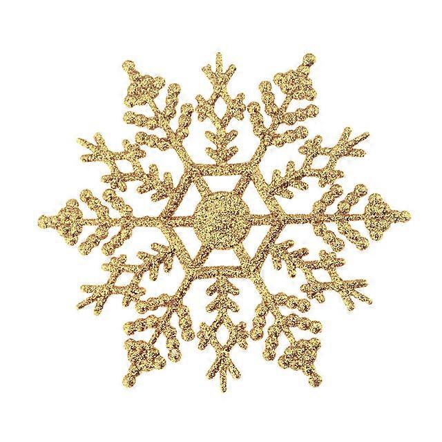 6/12pcs Simulation Snowflakes Christmas Tree Hanging Ornament Christmas Fake Snowflakes New Year Decoration