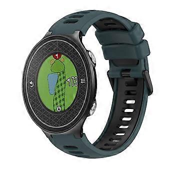 For Garmin Approach S6 Two-Color Silicone Watch Band