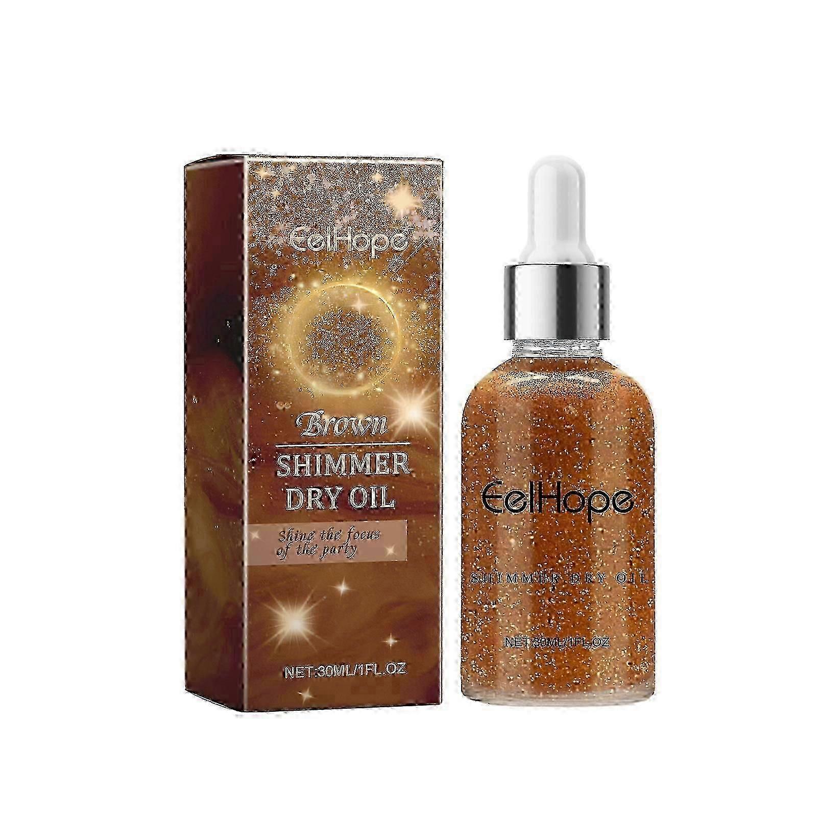 Party Body Glitter Oil, Naturally Brightening And Long-Lasting Moisturizing Party Dance Shine Shine Shine