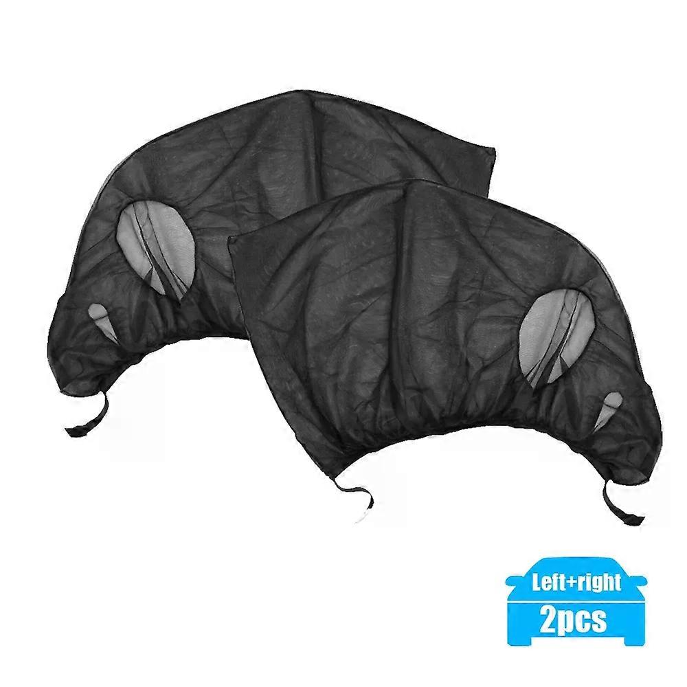 2pcs Universal Car Side Window Sunshade Sun Shade Cover Visor Mesh Screen Shield Portable Security Protection Car Accessories