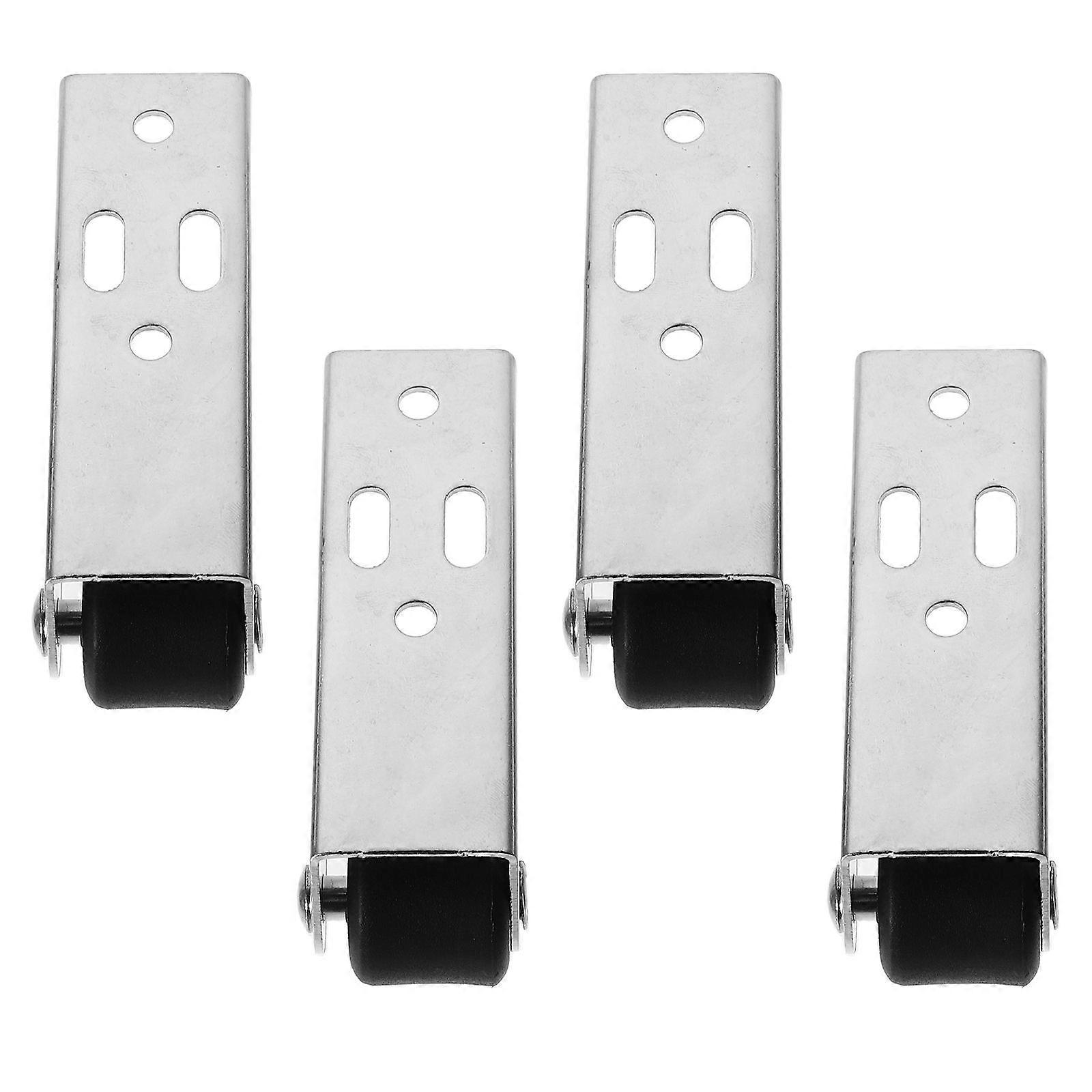 4pcs Silent Furniture Bottom Wheels Moving Directional Lenkrollen für Möbeltisch Schreibtisch Moving Rollers Vertical Mount Führungsräder Zubehör