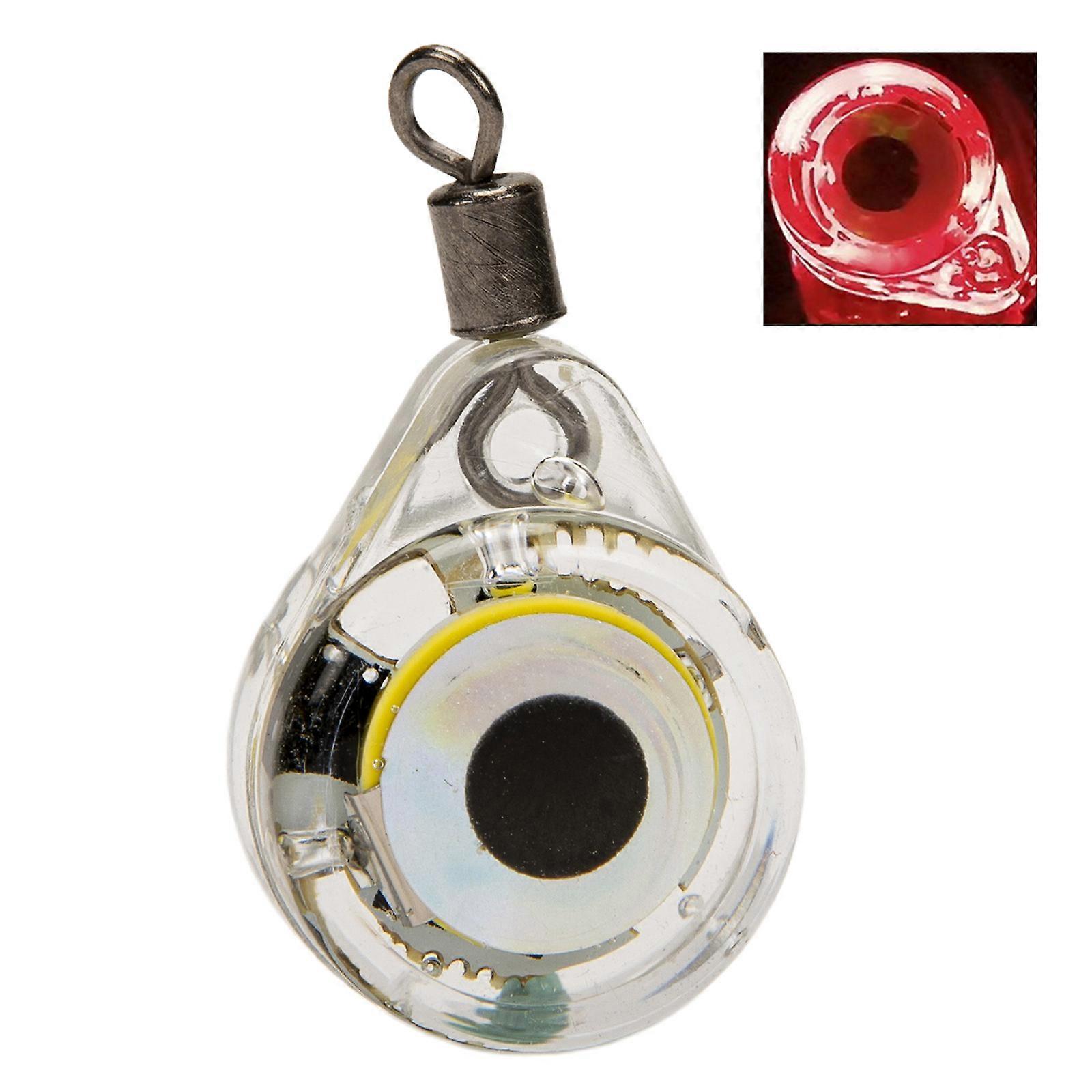 Deep Drops Angelköder Licht LED Anziehende Fische Licht Unterwasser Augenform Angelköder LED Beleuchtete Köder Flasher Rot Blinken 