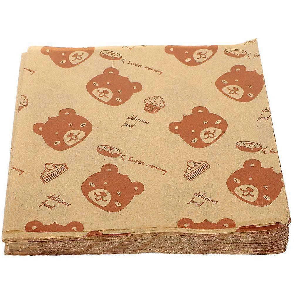 500pcs Wrapping Paper Basket Liners Picnic Paper Sheets Greaseproof Wrapping Paper Sheets