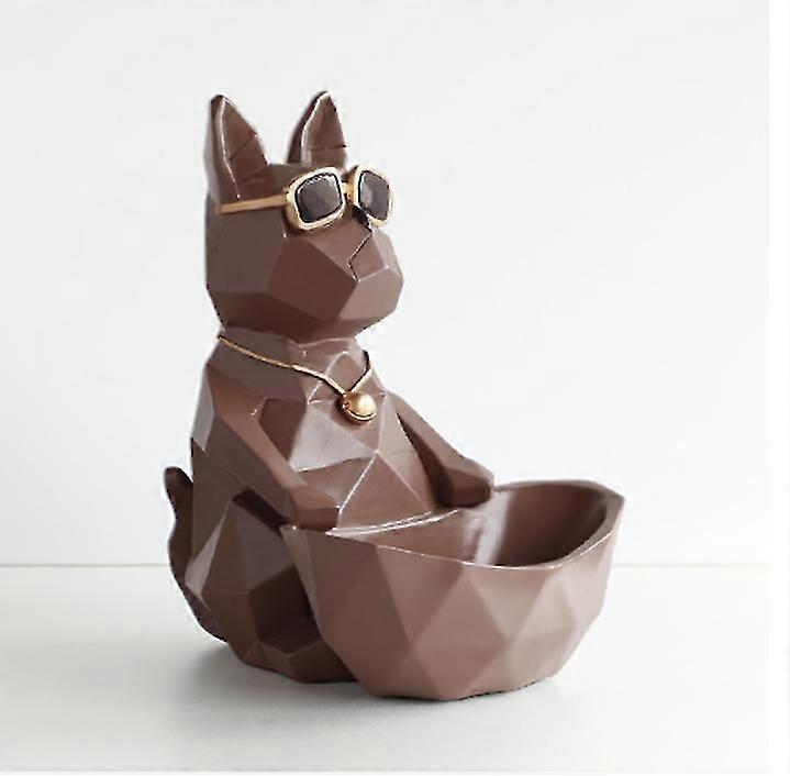 Resin Figure Storage Box On Table Desktop Decoration