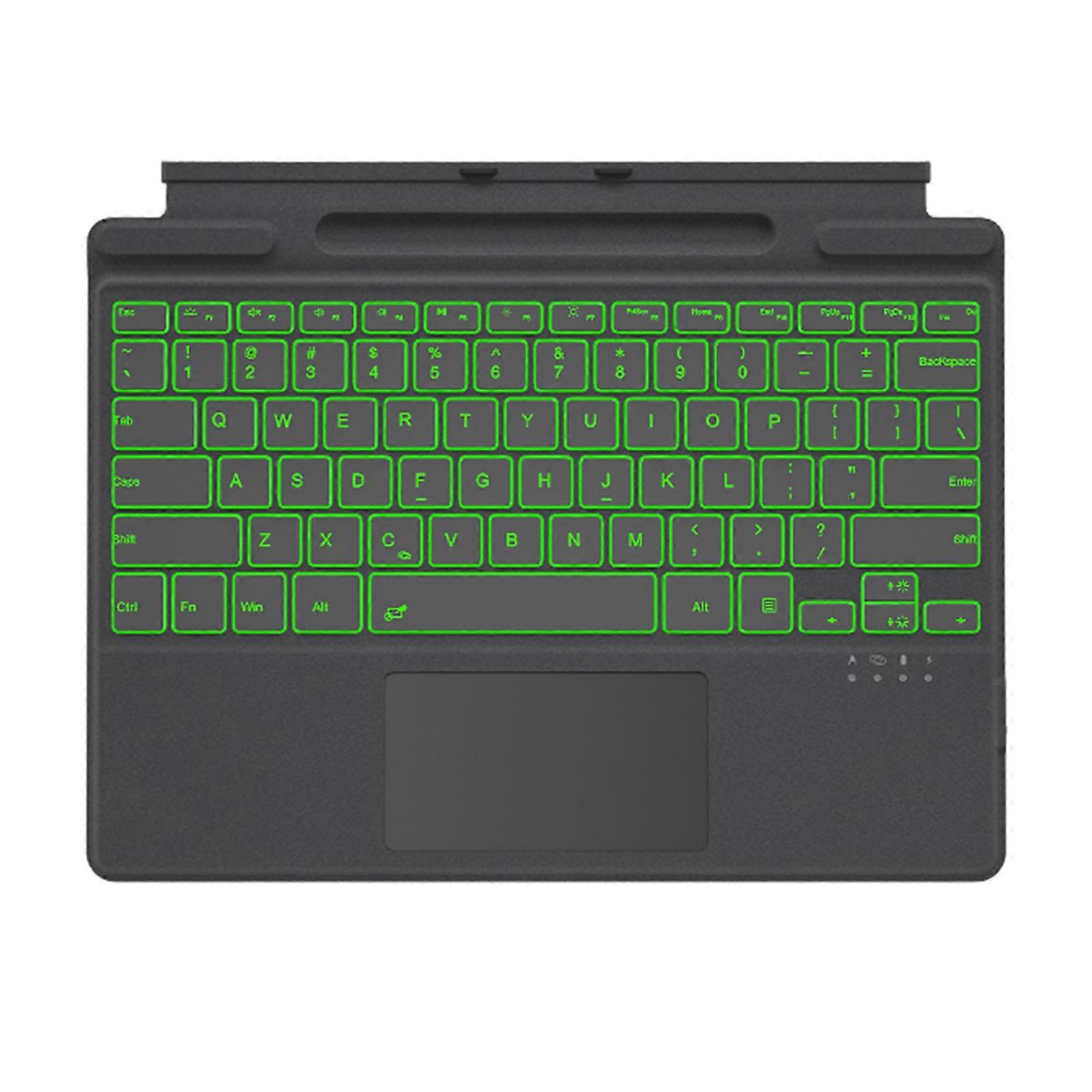 for Surface Pro Tablets Keyboards Wirelessly Touchpad Bluetoothcompatible with Backlights for Surface Pro 8/9 Tablets  Grey