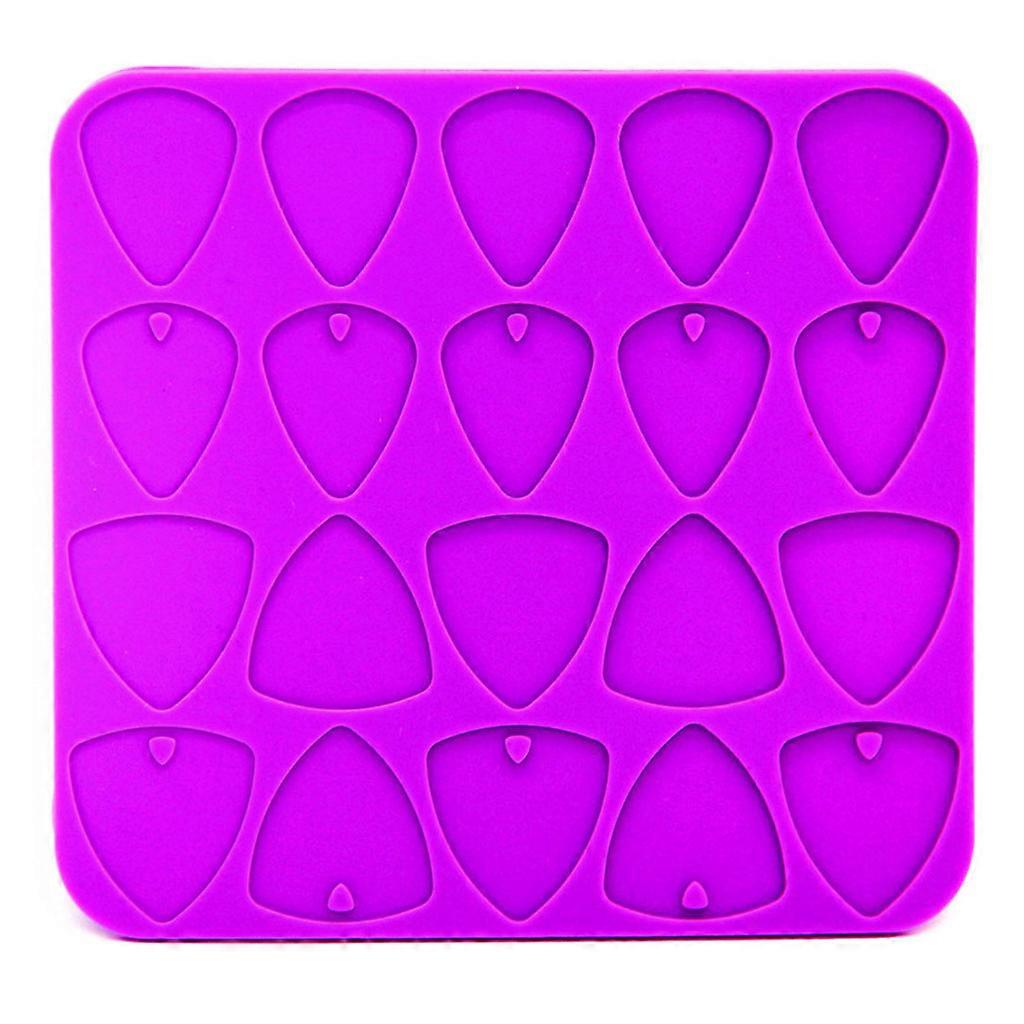Guitar Pick Resin Molds Guitar for Triangle Plectrum Resin Molds Silicone Guitar Pick for Case Molds for Resin Casting,