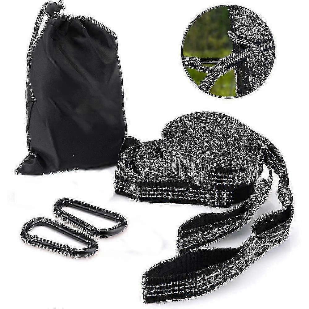 2025 1 Pair Hammock Hanging Straps with 14 Loops - 280cm Tree Straps Max 500kg for Camping, Hiking, Travel, Outdoor_HWE04