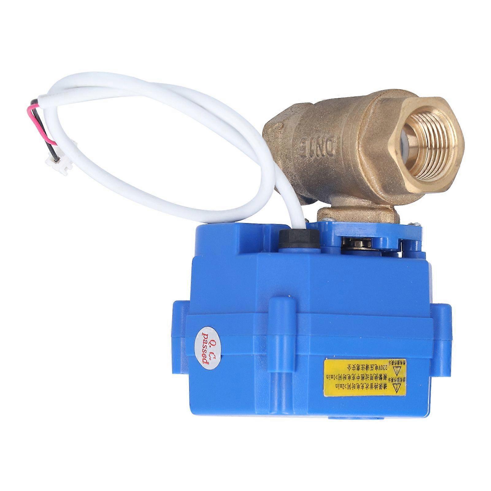 Hoge kwaliteit CWX-15N-CR03-DC220V-DN15 BSP messing miniatuur elektrische bal...