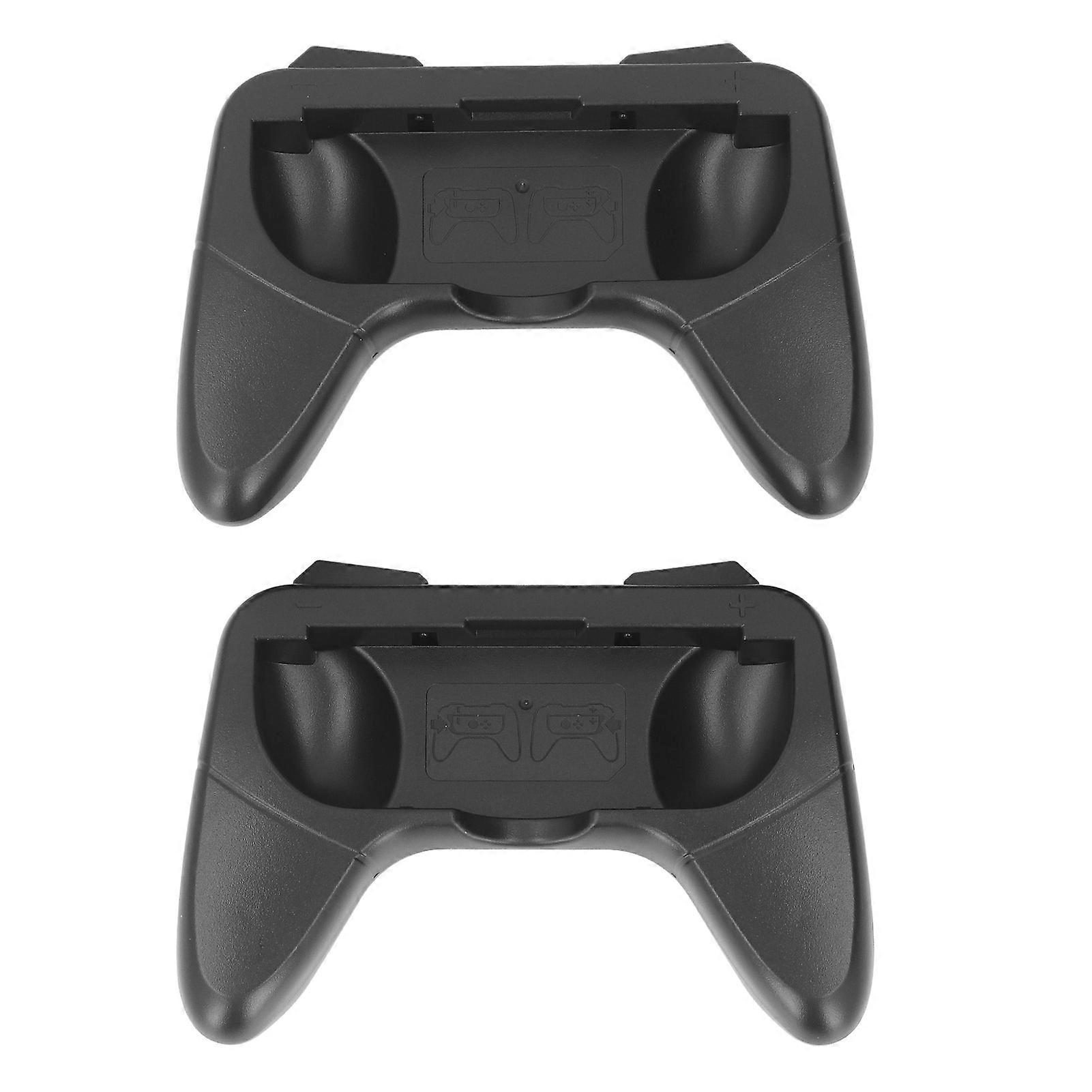 Ergonomic Black Controller Grips for Joy Con - Sweat Resistant, Precise Control Holder