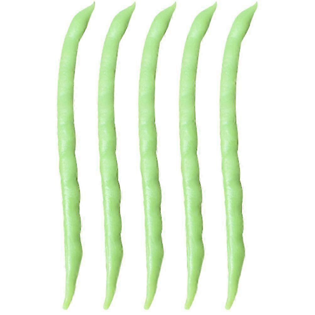 5pcs Fake Vegetable Models Artificial Kidney Bean Models Fake Vegetable Restaurant Display Props