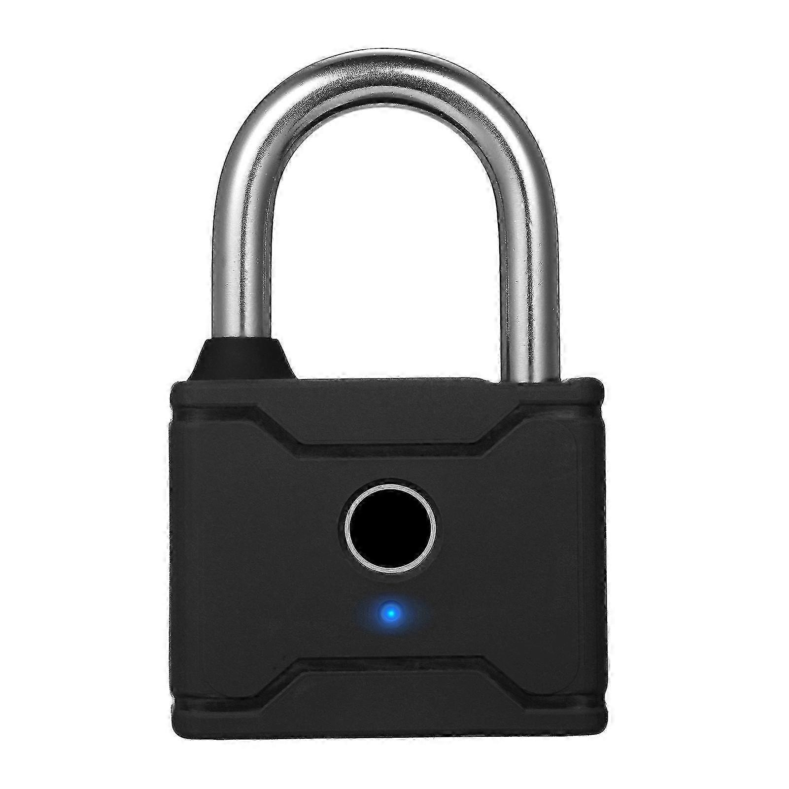 Rechargeable Keyless Smart Fingerprint Padlock Compatible with Multiple Brands T1006d Version