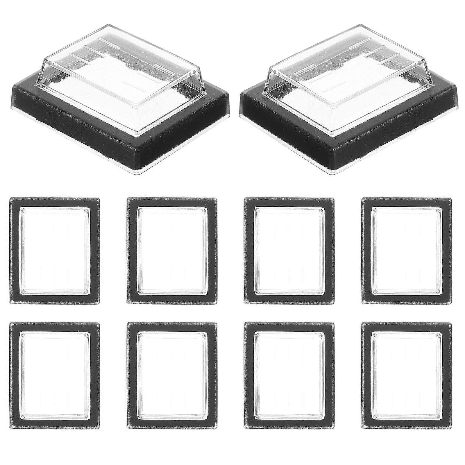 15pcsボタンスイッチ保護カバーボタンカバーボタンダストカバーボタンプロテクター