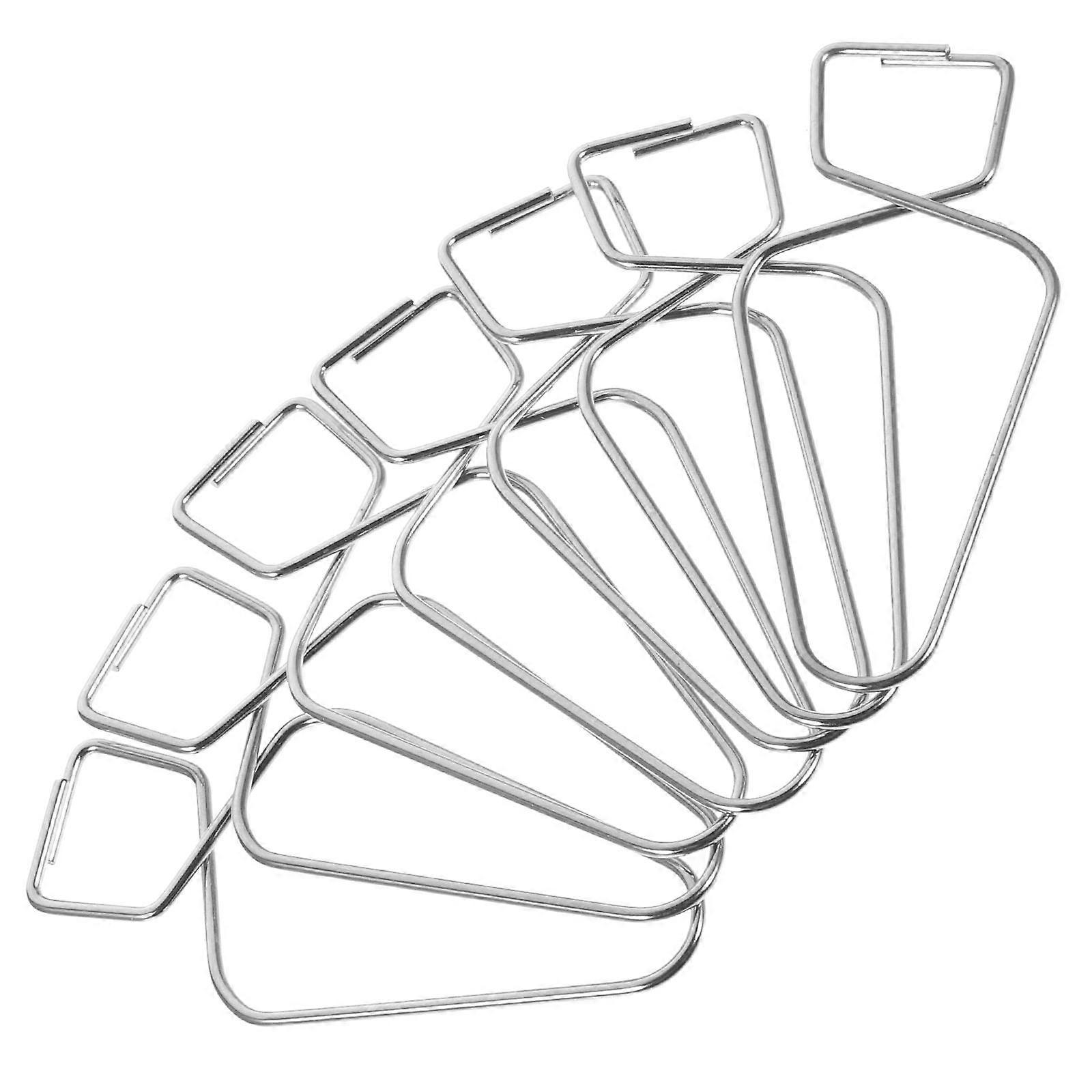 Ceiling Hook Clips Grid Ceiling Hangers Classroom Artwork Hanging Silver Design 50Pcs